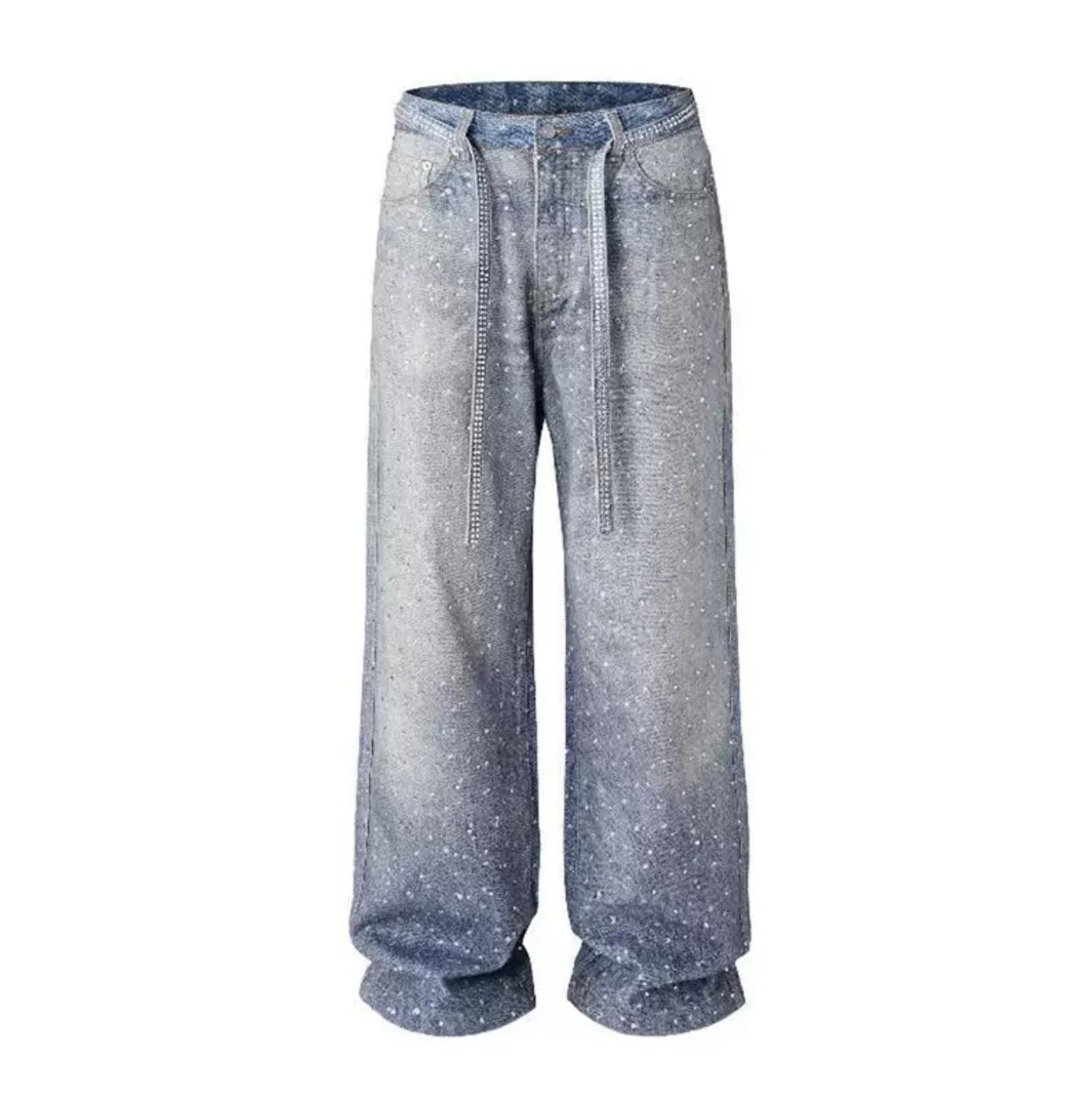 Midblue Drip Jeans