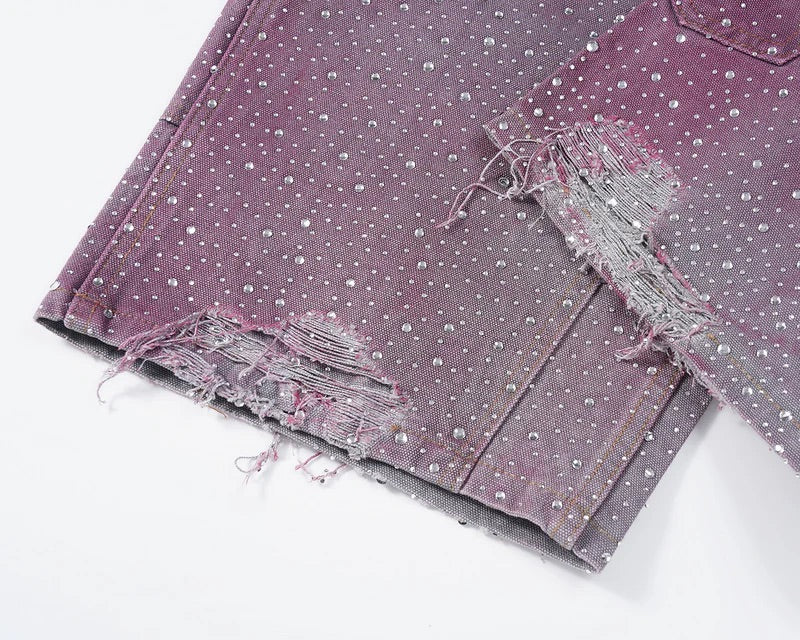Sparkling Pink Denim