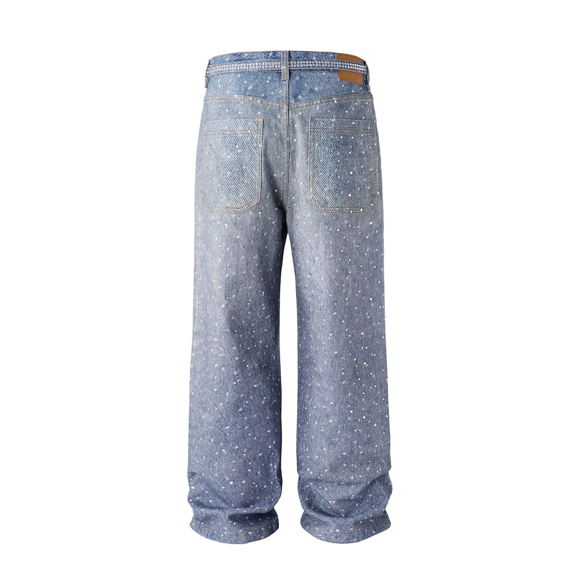 Midblue Drip Jeans